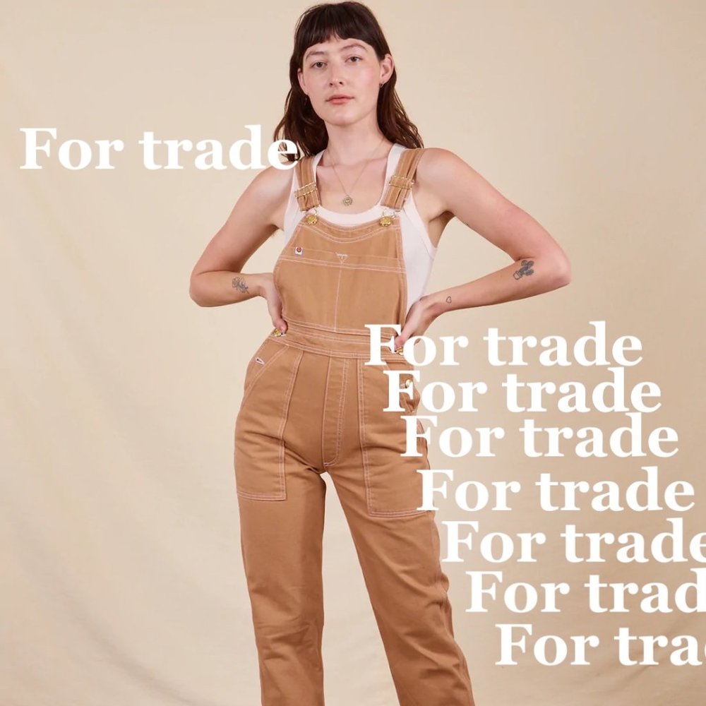 FOR TRADE: Big Bud Press Original Overalls Tan Size Medium Exchange for Small